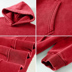 Sudadera con Capucha Personalizada al por Mayor, Moderna y de Alta Demanda para Hombre, Talla Grande, Lavado Ácido, Sudadera Gruesa para Invierno - Product Image 2