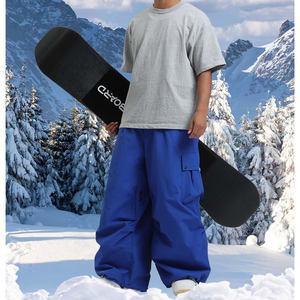 Pantalones de esquí y snowboard unisex, pantalones holgados impermeables de esquí para invierno, ropa de calle suelta para nieve, cargo/pierna ancha, precio de Snowboard - Product Image 4