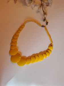 Precio al por mayor, collares con cuentas de nudo de piedra de 12mm, hallazgos de aleación de piedras preciosas, collar con cuentas de 48CM para regalos - Product Image 6