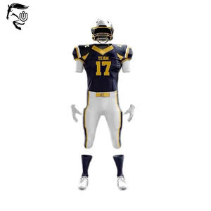 Uniformes de fútbol americano para adultos Unisex personalizados de alta calidad ropa de equipo transpirable de sublimación completa con tallas grandes y mangas cortas - Product Image 2