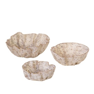 Cuenco para servir de diseño creativo para el hogar, hotel y restaurante, dátiles, fruta hecha a mano, cuenco para servir de resina y Metal plateado, suministros para Hotel - Product Image 2