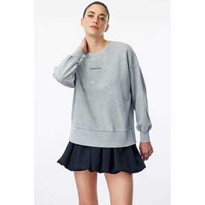 Sweat-shirt à effet délavé avec slogan - Product Image 3