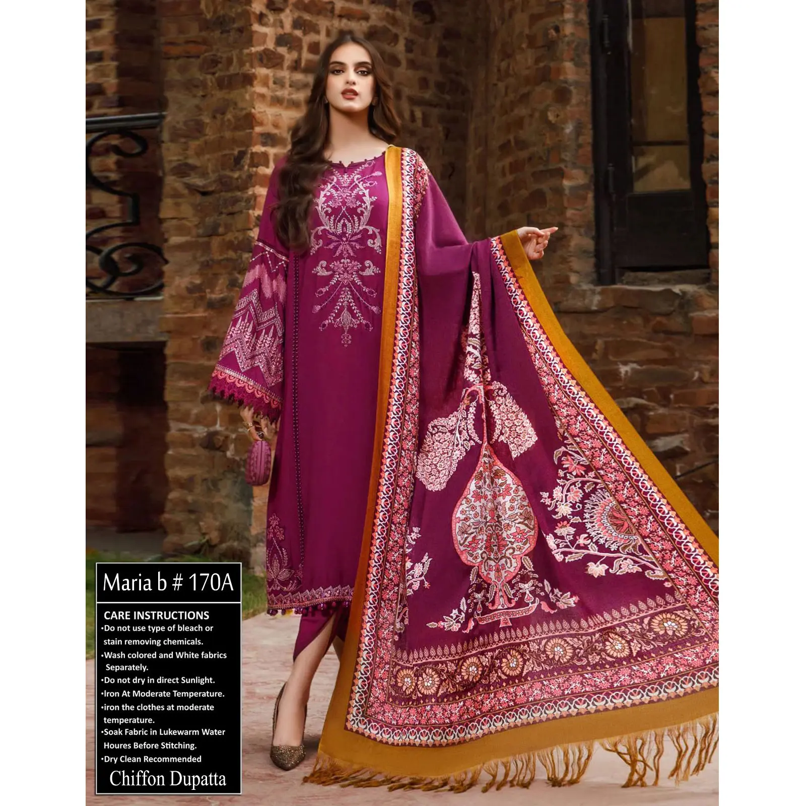 Wholesale Pakistani indian dress for woman salwar kameez cotton in Light Purple Color Over Front Embroidery With Plain Trouser