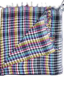 ผ้าคอตตอนถักด้วยมือสำหรับทั้งชายและหญิงผ้าชีมาเก้นฮิญาบสีแดงขาว - Product Image 2