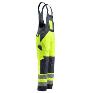 Fire Resistant High Visibility Bib <b>Overalls</b> Safety Work Pants Fireproof Workwear Safety Hi Vis Bib Working washed <b>men's</b> pants - Product Image 4