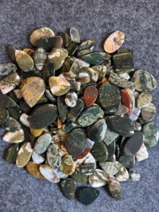 Cabujón de jaspe de océano Natural de alta calidad, piedras preciosas sueltas de tamaño Mixto para hacer joyas, piedras preciosas de jaspe de océano de forma mixta, - Product Image 2