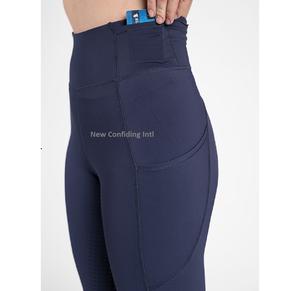 Atuendo de equitación de alta calidad Mallas de caballo superiores Pantalones de montar de moda Medias de equitación personalizadas con bolsillos para teléfono - Product Image 6
