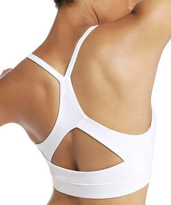 Sujetador Deportivo para Mujer con Logotipo Personalizado OEM, Ecológico, Transpirable, para Yoga y Gimnasio, Soporte Medio, Antibacterial, Secado Rápido - Product Image 6