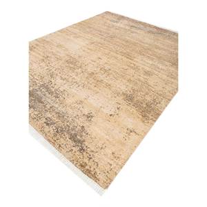 Entropy Beige <b>Brown</b> Hand Knotted <b>Wool</b> Rug AKWL-1824(MICV) Abstract Living Carpet for Home Bedroom Hallway Rectangle Puzzle - Product Image 2