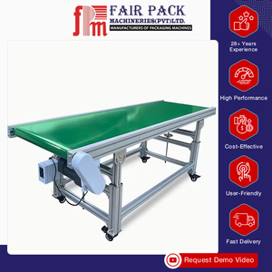 Fabricant en gros vendant des convoyeurs à bande plate à vitesse réglable en acier inoxydable de qualité supérieure, faible bruit, pour le transfert de pochettes - Product Image 2