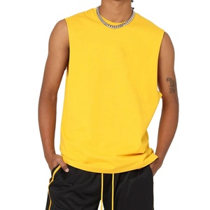 Débardeur Sportif Homme Couleur Unie Coupe Longue Ample Séchage Rapide Respirant pour l'Été et les Activités de Plein Air - Product Image 1