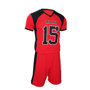 Ensembles d'uniformes de football américain 7v7 personnalisables à faible MOQ pour adultes, respirants, grandes tailles, vêtements de sport avec impression par sublimation - Product Image 1