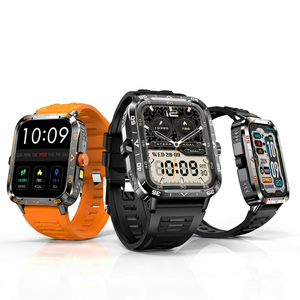 Montre connectée Rogbid ZW59, écran tactile IPS de 1,95 pouce, moniteur de fréquence cardiaque, montre de fitness, étanche IP68, bracelet en caoutchouc unisexe - Product Image 3