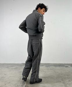 Camisetas con estampado gráfico de gran tamaño Vintage para hombre, chándal de algodón y nailon de peso pesado, ropa de calle de talla grande para estilo neoyorquino - Product Image 3