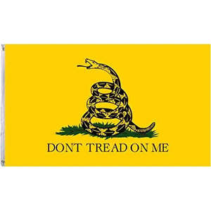 แพ็ค 10 ธง Gadsden ลาย Don't Tread On Me - ธงชาติขนาด 3x5 ฟุต สำหรับติดตั้งภายนอก พร้อมห่วงทองเหลือง 2 ชิ้น (สีเหลือง) - Product Image 6