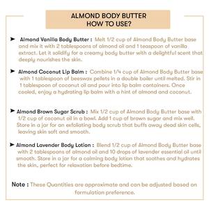 Mantequilla de Almendras de Uso Diario con Manteca de Karité, Vitamina C, Leche, Té Verde y Colágeno para Blanquear, Hidratar y Nutrir la Piel, Suministro OEM - Product Image 3