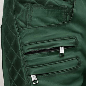 กางเกงหนังลำลองกันน้ำสำหรับผู้ชายผ้าแคนวาสตัวเลือกสีและโลโก้ - Product Image 5