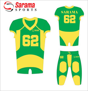 Nouveau costume de sport confortable pour hommes uniforme de football américain 100% uniforme américain en polyester, - Product Image 1