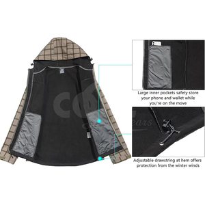 Gran oferta de fábrica, chaqueta cortavientos personalizada para hombre, ligera, de alta calidad, duradera, ajustable y a prueba de polvo - Product Image 4