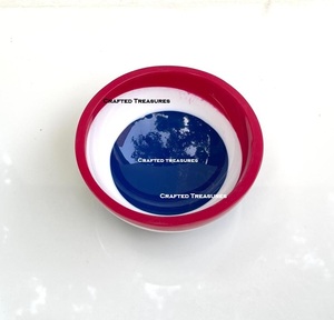 Bol de service à salade en résine de luxe pour restaurant Produit fait à la main Table pour la maison Bol décoratif en résine époxy Meilleures ventes - Product Image 2