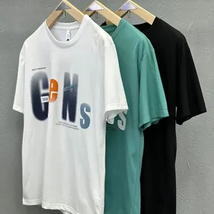 Factory direct sales latest model trend young boy short sleeves tshirts men small moq high quality anti-pilling tshirts for men