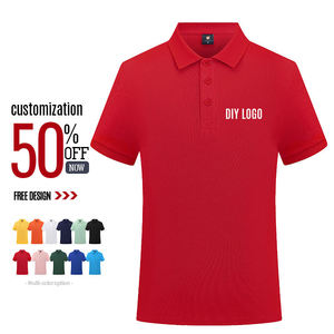 Diseño personalizado Dry Fit transpirable hombres para camisa de manga corta Golf Jersey 100% algodón con logotipo frontal su propia marca - Product Image 6