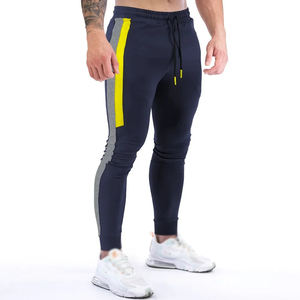 Pantalones Deportivos para Hombre, Estilo Europeo, Invierno, Ligeros, Poliéster/Algodón, Diseño Color Block, Casuales, Tallas Grandes - Product Image 6