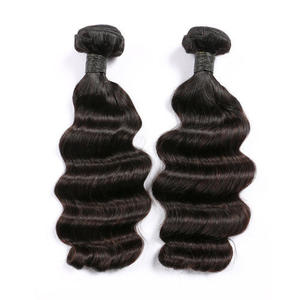 Extensiones de cabello humano Remy, mechones de cutícula virgen Natural sin procesar, precio al por mayor - Product Image 2