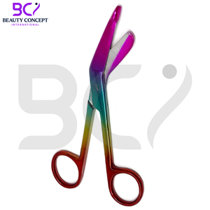 พื้นฐานของการดำเนินงานการผ่าตัดกรรไกรสแตนเลสจับผ้าพันแผลหลายสี - Product Image 3