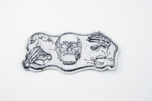 แผ่นปักรีดติดเสื้อสำหรับเสื้อผ้ายางพีวีซีพิมพ์ลายพร้อมบริการและโลโก้ที่ทันสมัยตามสั่ง - Product Image 3