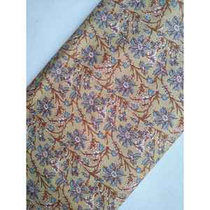 Sanganeri Imprimer Pur Coton Voile Tissu Organique Cardé et Fil Peigné pour Rembourrage Décor À La Maison et Lining-JBRS9 - Product Image 1