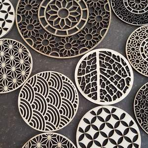 Modern Eco-Friendly 3.75 Sublimation Hardboard Mdf Squarestone Custom <b>Coaster</b> With <b>Cork</b> Back <b>Coaster</b> - Product Image 6