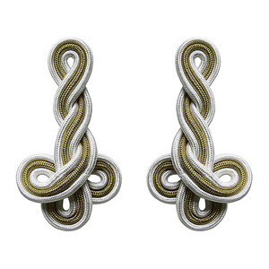 Hombreras Ajustables Personalizadas de Mylar y Otros Materiales, Sin Correa, para Vestido Ceremonial, Doradas, Equipo de Defensa Personal - Product Image 3