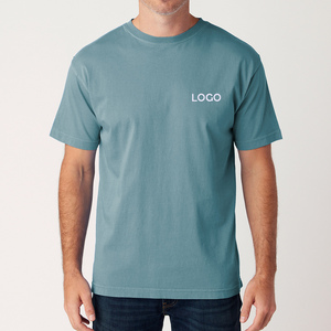 T-shirt en coton à col rond et manches courtes, tricoté sur mesure, OEM, faible MOQ, pour hommes, style décontracté chic, écologique, qualité supérieure, fabriqué au Bangladesh - Product Image 6