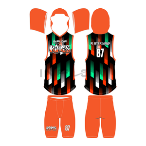 Maillots de compression sans manches à capuche personnalisés, nouveau design, vêtements de sport, uniformes de ligue 7v7, sublimation sans manches, uniformes 7v7 - Product Image 2