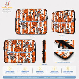 Custodia per Laptop in Neoprene Personalizzata con Logo per Regali Promozionali Aziendali con Etichetta e Confezione - Product Image 2