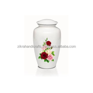 Urna funeraria de Metal para cenizas, urnas funerarias de cremación, baratas, Rojas, listas para enviar, las mejores creaciones, a la venta - Product Image 4