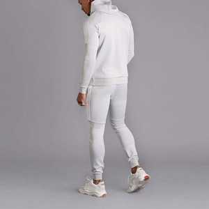 Survêtement fitness jogger personnalisable de qualité supérieure pour homme avec capuche zippée - Product Image 3