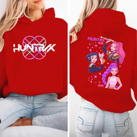 Nouveaux sweats à capuche décontractés pour femmes et hommes, à manches longues, style décontracté, à la mode, avec motif Demon Hunters Mira Rumi Zoey, inspirés de l'anime et du K-pop