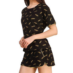 Custom Made Women's Sets Summer Collection Custom Woven Label Casual Short Sleeve T-Shirt and Shorts 2 Piece set Women - Product Image 3