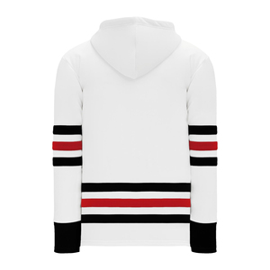 Sweat à capuche de hockey sur glace personnalisé pour homme avec col en V à lacets, uniforme de hockey sur glace personnalisé, design imprimé pour l'équipe et les fans - Product Image 2