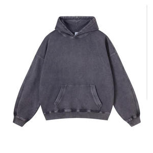 Sudaderas con Capucha Extra Grandes para Hombre, a la Moda, de Invierno, con Efecto Desgastado, Casuales, de Secado Rápido, Ecológicas, 100% Algodón Orgánico, en Oferta - Product Image 4