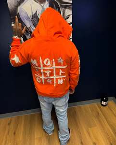 Sudaderas con capucha de diamantes de imitación personalizados Vintage Sun Faded Screen Printing Heavyweight Acid Wash Hoodie para hombres - Product Image 2