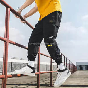 Pantalons de survêtement décontractés pour femmes personnalisés, style hip-hop, dernières tendances streetwear, pantalons cargo droits, poches, tissu en toile 100% coton, mi-longueur - Product Image 3