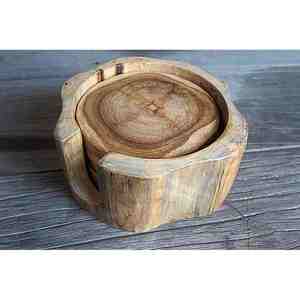 Sous-verres de table en bois de noyer personnalisés fabriqués en Inde Exportateur indien de qualité supérieure - Product Image 3