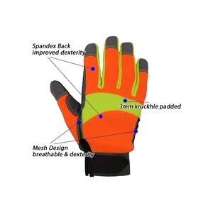 High Quality Tactical Full Finger <b>Touch</b> <b>Screen</b> <b>Gloves</b> Anti Collision Safety <b>Gloves</b> Microfiber Outdoor Sports Mechanic Work <b>Glove</b> - Product Image 5