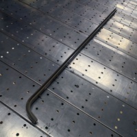 C00231877-4100 pour SAIC MAXUS V80 Rail de guidage central de porte centrale d'origine, axe long