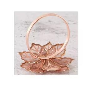 Round Shaped Elegant Designed Copper Napkin Ring Available Tableware Articles <b>Tissue</b> Server Reasonable Price for Sell - Product Image 5