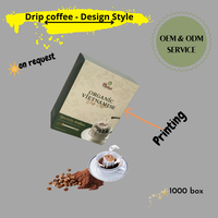 Échantillon gratuit de café goutte à goutte en usine Produits spécialisés personnalisés Prix de gros Mélange Arabica Robusta avec azote à exporter