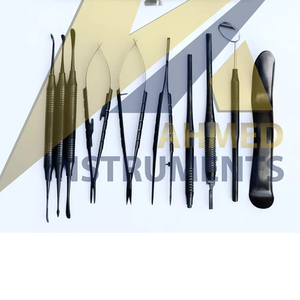 SUAVE SURGICAL INSTRUMENTS Kit de Instrumentos de Microcirugía Oral Dental de Calidad Superior de Acero Inoxidable 11 Piezas Recubierto Negro - Product Image 6